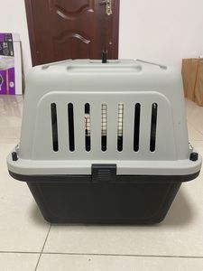 Porte bon marché durable en métal PP matériel grand transporteur extérieur pour animaux de compagnie approuvé par la compagnie aérienne transporteur pour animaux de compagnie produits de voyage - Product Image 2
