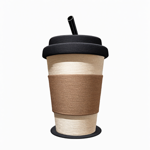 Escultura gigante de taza de café Etechan, artesanía de resina para exhibición en cafeterías - Product Image 2