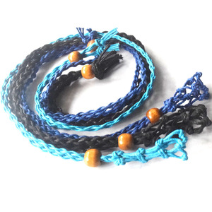 แฟชั่นหลาก<span class=keywords><strong>สี</strong></span>ธรรมชาติแท้หินอัญมณีคริสตัลผู้ถือลูกปัดสร้อยคอเครื่องประดับมือทอ - Product Image 2