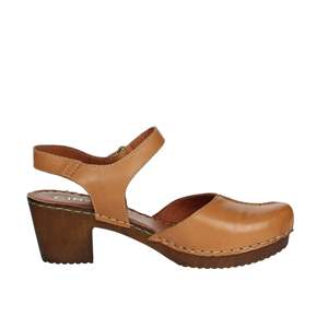 Sandalias de Tacón Cinzia Soft Donna, de Cuero Cuoio, con Correa en el Tobillo, Plataforma, Zapatos de Moda para Mujer, Cómodos para Caminar - Product Image 4
