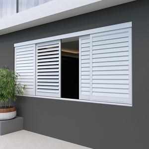 Volet extérieur en aluminium de taille personnalisée Volet intérieur de sécurité Volets <span class=keywords><strong>alu</strong></span> pour plantes - Product Image 5