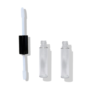 New biểu tượng tùy chỉnh 2 trong 1 nhựa mỹ phẩm <span class=keywords><strong>container</strong></span> 8ml trang điểm đôi đầu son bóng Bút kẻ mắt tăng trưởng huyết thanh Mascara Ống - Product Image 4