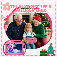 Nouvelle tablette Android 12 YPORANGECHENG de 7 pouces pour enfants, 2 Go + 32 Go, processeur MTK Quad Core, batterie 3000 mAh, Wi-Fi, 1024x600, garantie 1 an