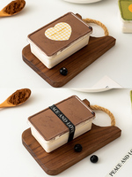 Tiramisu – boîte à gâteaux jetable avec couvercle, emballage Transparent pour Dessert de cuisson, boîte en plastique de 200ml
