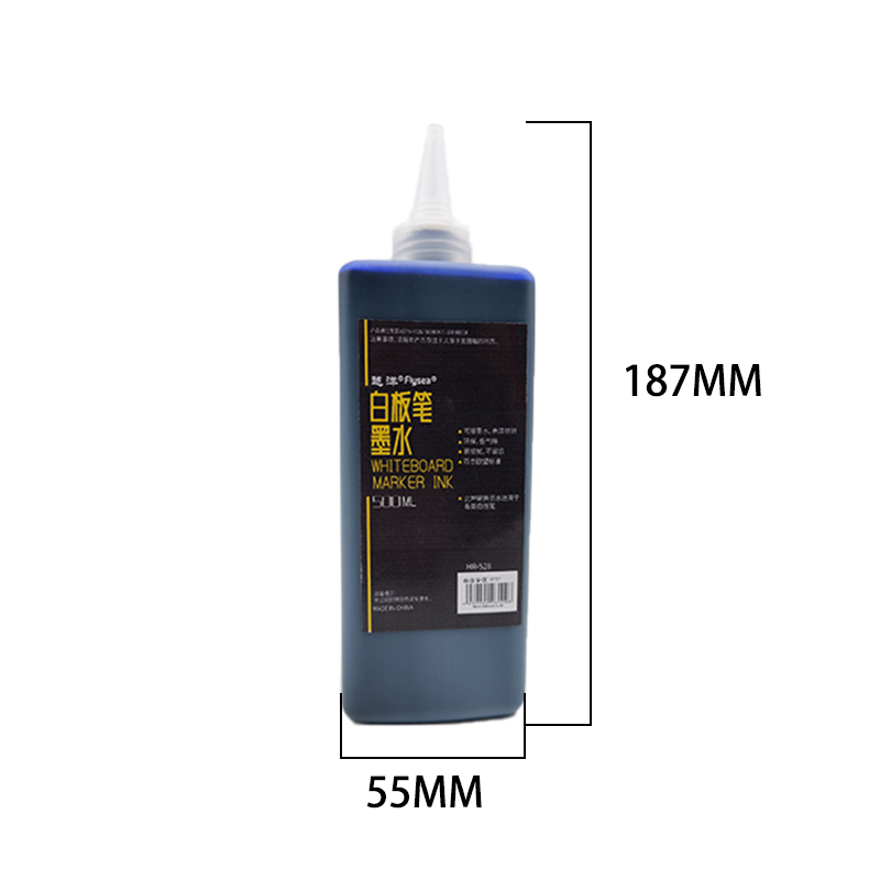 3 Colors 500ML Flat Brush Tip