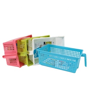 Top Sell Factory Price High Quality large plastic storage basket with handle