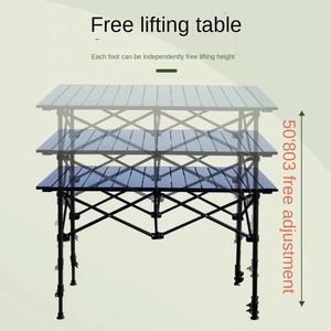 فولاذ مقاوم للصدأ محمول مع جيب شبكي تصميم حديث قابل للطي للاستخدام في كشك السوق الليلي - Product Image 4