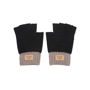 Gants en laine d'alpaga mi-doigts pour femmes, chauds et épais, compatibles avec les écrans tactiles, pour le cyclisme, le shopping et les activités de plein air - Product Image 5