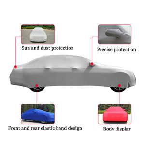 Housse de protection universelle pour voiture, anti-poussière, rose, prix d'usine, sur mesure, pour garage intérieur - Product Image 3