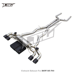 ท่อไอเสีย OEM Catback พร้อมท่อ Z Pipe Midpipe สำหรับ BMW M5 F90 4.4T ปี 2018-2023 ท่อสแตนเลส ระบบวาล์วทรอนิกส์ Boska - Product Image 5