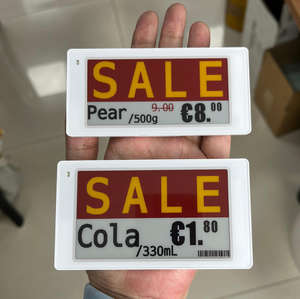 บลูทูธ 2.4 กิกะเฮิรตซ์ Ble 3.5 นิ้ว Api Spi Iot Esl ระบบผู้ผลิตป้ายอิเล็กทรอนิกส์ ป้ายราคาอิเล็กทรอนิกส์ E Ink Display Epaper ป้ายราคาดิจิทัล - Product Image 1