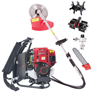 Débroussailleuse à dos 4 temps multifonctionnelle à essence, coupe-bordures, outil de jardinage pour désherbeur et motoculteur - Product Image 6