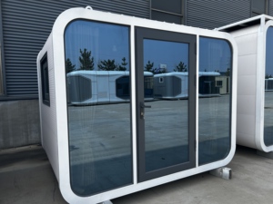 Casa Cápsula Apple Personalizable <span class=keywords><strong>en</strong></span> Oferta, Mini Cabaña de Primera Calidad con Forma de Manzana, Casa de Oficina con Forma de Manzana para <span class=keywords><strong>Terrenos</strong></span> Inutilizados - Product Image 5