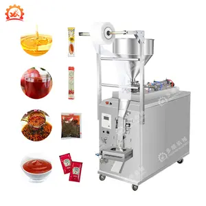 Automatic Multi Liquid Sauce Honey Juice Ketchup Ice Cream Jelly Measuring Packaging Machine Cheap