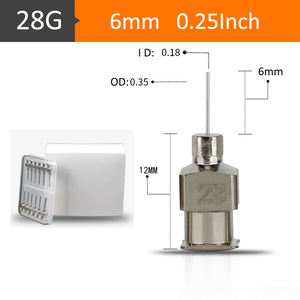 Boquillas de Precisión de Metal de 6 mm (0,25 Pulgadas), Agujas de Acero Inoxidable con Cierre Luer para Dispensar Pegamento Adhesivo, 8G-32G ZHENJIU - Product Image 3