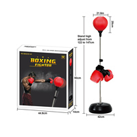 Kit de boxe ludique : Ensemble complet avec gants de boxe, cible de frappe et équipement d'entraînement pour la maison, la gym, la relaxation, l'exercice et le fitness
