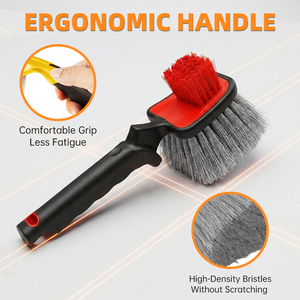 <span class=keywords><strong>Brosse</strong></span> de nettoyage <span class=keywords><strong>pour</strong></span> jantes de voiture, outil de détaillage <span class=keywords><strong>pour</strong></span> un nettoyage en profondeur des freins, des pneus et des jantes, sans rayures, <span class=keywords><strong>brosse</strong></span> de lavage de voiture professionnelle - Product Image 4