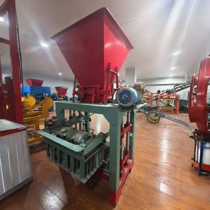 Small Manual Interlock <strong>Block</strong> <strong>Making</strong> <strong>Machine</strong> 220V Hollow Cement Laying Brick with Motor Engine Core Components - Product Image 4