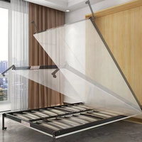 Meubles modernes peu encombrants lits escamotables pliables cachés pleine grandeur lits muraux avec armoires