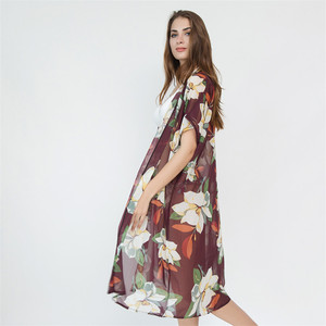 2019 de moda Simple impresió<span class=keywords><strong>n</strong></span> hecha a mano de seda de las mujeres bufandas chales para damas - Product Image 5