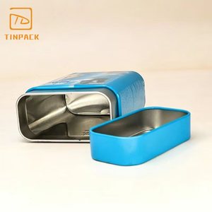 Boîte en étain rectangulaire personnalisée de qualité alimentaire pour le stockage de capsules, de pilules et de vitamines - Product Image 3