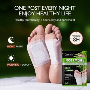 แผ่นแปะเท้าถ่านไม้ไผ่ชาเขียวเพื่อสุขภาพ ช่วยให้นอนหลับสบาย ขายดี - Product Image 4