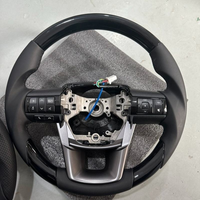 Volant sport en fibre de carbone de haute qualité, nouveau bouton, adapté à Toyota Land Cruiser LC300 LC200 FJ Hilux Corolla