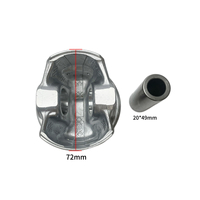 Kit de segments de piston de cylindre de pièces de moteur de KUSIMA 72 mm pour Renault Clio 1.2 Tec Hra2 H5f OE 120A16752R 120A17936R