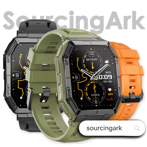ค้นหา Sourcingark นาฬิกาสมาร์ทวอทช์ GPS รุ่นทนทาน OEM หน้าจอสี่เหลี่ยม 1.95 นิ้ว แบตเตอรี่ 1000mAh พร้อมเข็มทิศ IP68 สำหรับเล่นกีฬา รุ่น K78 - Product Image 1