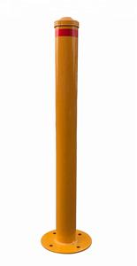 オーストラリアスチール安全駐車場ボラードボルトダウンガードポストラウンド/スクエアベースの衝突防止交通障壁 - Product Image 2