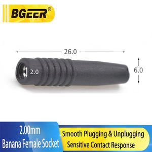 Connettore <span class=keywords><strong>Banana</strong></span> Femmina 2mm in Rame Puro, Accessori per Spine, Jack Rotondo in Metallo, Adattatore Terminale in Ottone - Product Image 2