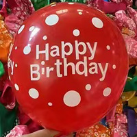 Ballon à hélium en latex imprimé sur mesure 12 "tailles Logo personnalisé approvisionnement de fête ballon d'anniversaire en gros