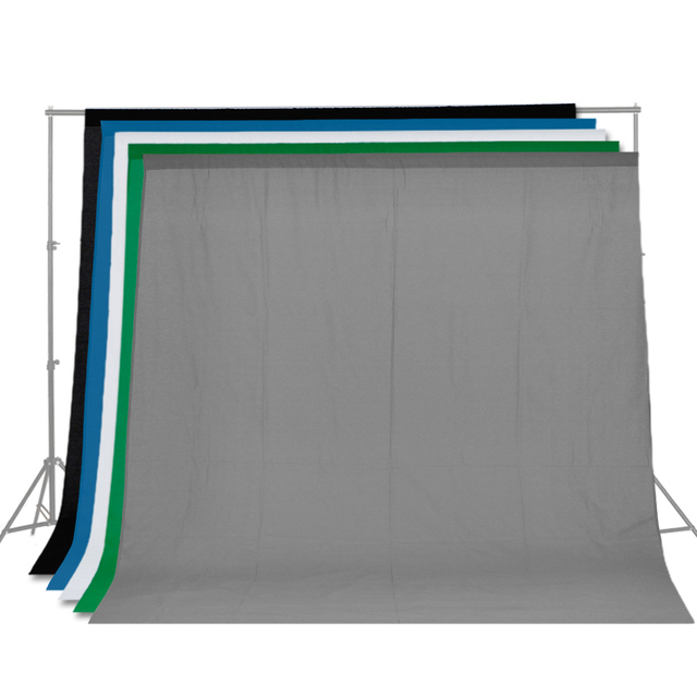 Photo Studio Chromakey Green Screen Photography Muslin Backdrop for Video & Television