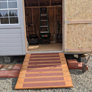 Bande adhésive antidérapante Xuri en PVC, bande abrasive marron, antidérapante pour marches d'escalier, marches en <span class=keywords><strong>bois</strong></span> - Product Image 4