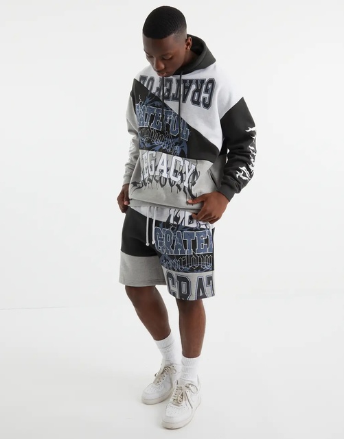 Fashion All Printed Pattern Graphic Hoodie Hip Hop Street Wear 100% Cotton Hoodie Custom Functional Hoodies&Sweatshirts