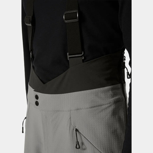 Pantalones con pechera Softshell para hombre, pantalones transpirables a prueba de viento, esquí de montaña, snowboard, ropa de invierno cálida para exteriores, venta al por mayor - Product Image 5
