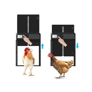 Porta automatica per pollaio impermeabile con Display con sollevamento automatico del Timer
