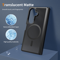 Étui de téléphone portable magnétique pliable pour Samsung Z Fold 7 8 Ultra avec protection de charnière, toucher doux, antichoc, coque personnalisée
