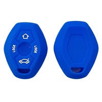 Housse de protection en silicone pour clé de voiture à distance compatible avec BMW E46 330 E83 X3 X5 Z3 Z4 E53 E38 E39 1998-2005