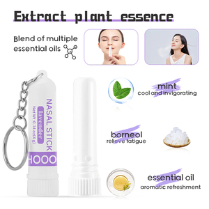 Aspirateur nasal tubulaire de fabrication originale, vente directe, avec <span class=keywords><strong>huile</strong></span> fraîche à la menthe, tube nasal disponible pour la personnalisation, vente en gros. - Product Image 5