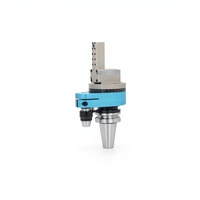 Tête d'angle haute précision 1:2 pour augmentation de vitesse AG90 BT40 D4 122 30, broche 9,6 Nm de couple 4500 tr/min, tête de fraisage latérale CNC en acier
