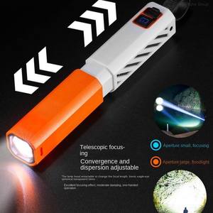 Camping Rechargeable Outdoor Emergency <b>Flashlight</b> Mini Telescopic Zoom Ultra-Bright <b>Tactical</b> LED <b>Flashlight</b> IP65 Waterproof - Product Image 3