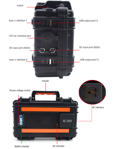 Générateur d'énergie solaire portable 500W 1000W 2000W, station d'alimentation solaire avec kit complet - Product Image 4