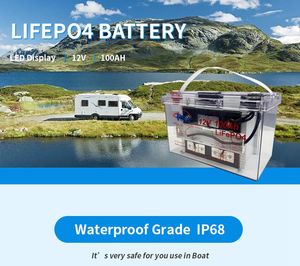 แบตเตอรี่ลิเธียมไอออน LiFePO4แบตเตอรี่แสงอาทิตย์12V 100AH เก็บพลังงาน200ah ชุดแบตเตอรี่ลิเธียมพร้อม BMS - Product Image 6