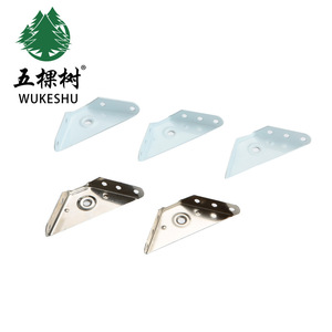 Support triangulaire Wukeshu en acier laminé à froid, acier inoxydable, revêtement en poudre, accessoires de quincaillerie pour armoire et meuble-lavabo de salle de bain - Product Image 5