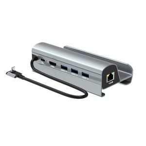 Base de Soporte para Consola de Juegos con Estación de Acoplamiento de Aleación de Aluminio, Hub USB Tipo-C, Carga PD, Gigabit Ethernet, 4K HD 60 HZ para <span class=keywords><strong>ASUS</strong></span> ROG Ally - Product Image 6