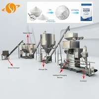 Ligne de mélange et d'emballage automatique industrielle multifonctionnelle pour poudres, mélangeur à ruban, convoyeur à vis pour épices et plastiques (SUS304)
