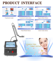 Machine à laser CO2 fractionnaire portable approuvée CE médicale écran LCD de 12.1 pouces pour la récupération de la peau d'acné resurfaçage de la peau vaginale