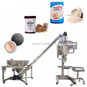 Low price hot selling spice seasoning milk protein powder filling machine masala salt nutrition supplements whey auger filler