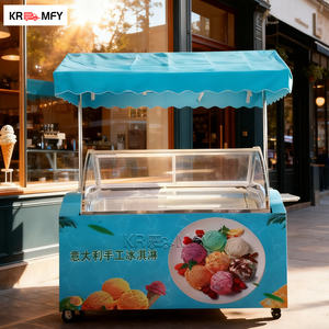 Tricycle multifonctionnel pour la vente de nourriture de rue 2025, chariot alimentaire, conteneur à crème glacée avec couvercle - Product Image 4